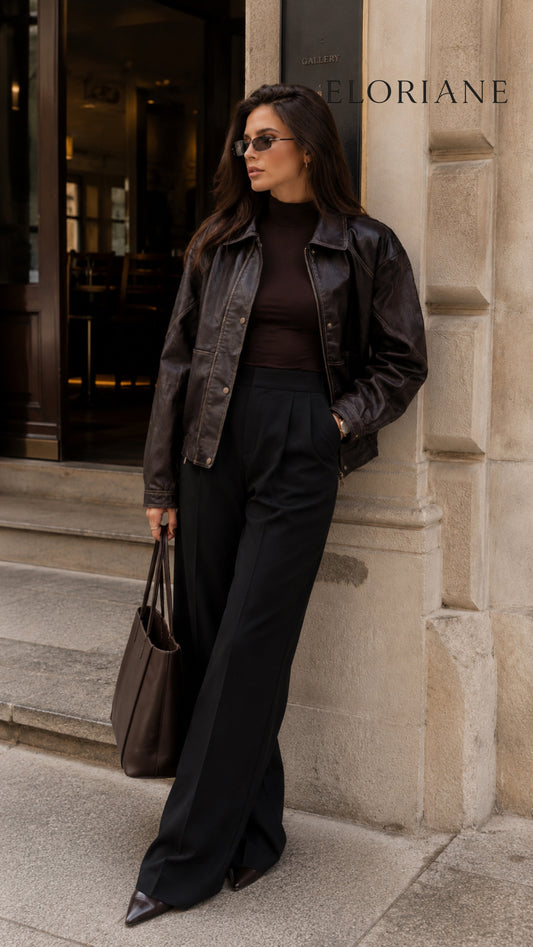 Eloriane Sloane Faux Leather Jacket