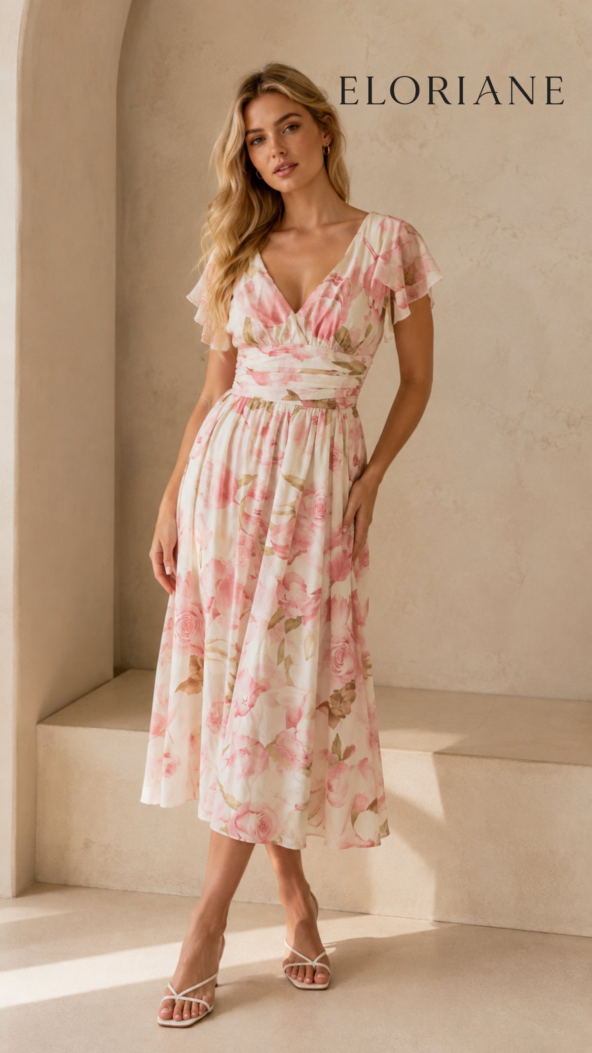 Eloriane Rosaline Floral Maxi Dress