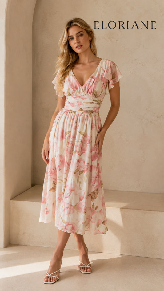 Eloriane Rosaline Floral Maxi Dress